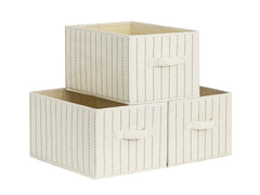 Storage Bins for Shelves, Storage Baskets and Clothes Organizer with Handles